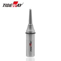 Fraise à face conique Tideway, fraise à bout sphérique TCT, outil à rainurer le bois, revêtement TiN, carbure de tungstène, 2 dents, OEM/ODM