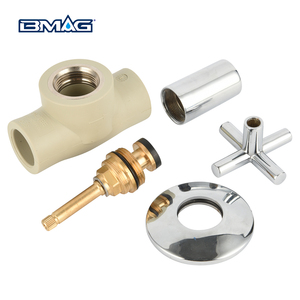 Điều khiển bằng tay nhựa <span class=keywords><strong>PPR</strong></span> giấu Van DừNg cho thiết kế cấu trúc nước - Product Image 1