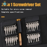Kit de 25 mini tournevis de précision, tournevis Torx électroniques, outils d'ouverture et de réparation pour iPhone, appareil photo, montre, PC
