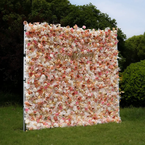 Offre Spéciale : Mur de fleurs suspendues blanches 8x8 pieds avec verdure pour décorations de mariage, Noël, remise de diplôme, Halloween, Pâques - Product Image 6
