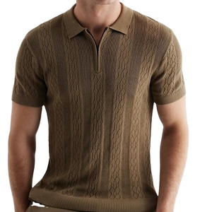 เสื้อกอล์ฟคุณภาพสูง แบบเรียบง่าย ระบายอากาศได้ดี สำหรับผู้ชาย - Product Image 1