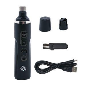 Bon marché Prix USB charge Pet Nail Grinder professionnel Rechargeable Usb Pet électrique Grinder Led Light Dog Trimmer - Product Image 1