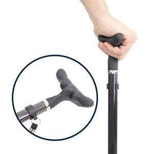 Bastone da Passeggio Ergonomico Pieghevole in Fibra di Carbonio, Bastoni da Passeggio per Anziani KMINA K10068 - Product Image 2