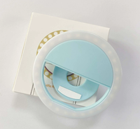 Vente en gros LED Selfie Ring Light Batterie Lampe annulaire rechargeable pour Smart Phone Maquillage