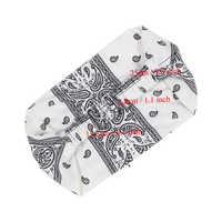 Ikat Rambut Kasual Elastis SASA Motif Bunga Mete Bahan Spandex/Polyester Buatan Tangan Unisex 6 Pilihan Warna untuk Penggunaan Sehari-hari Buatan Cina