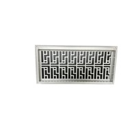 Grille de ventilation décorative victorienne pour plafond de climatisation en aluminium et acier inoxydable - Structure de ventilation robuste et durable