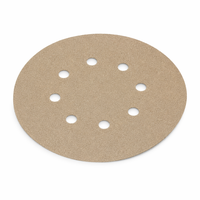Outils de ponçage multi-trous en oxyde d'aluminium, disques abrasifs à crochets et boucles, taille personnalisée pour ponceuse orbitale