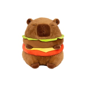 Offre Spéciale doux peluche hamburger capybara peluche animal jouet près de moi oreiller mignon cadeau d'anniversaire pour les enfants - Product Image 1