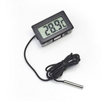 Termómetro LCD Digital para Coche, Incubadora de Nevera, Tanque de Peces, Medidor de 1M, 2M, Pantalla LCD, 2M