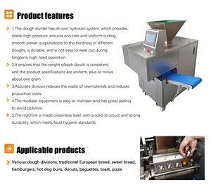Machine à diviser <span class=keywords><strong>la</strong></span> pâte en acier inoxydable de haute précision, coupe précise et uniforme pour différentes solidités de pâte - Product Image 3