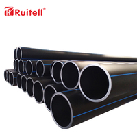 Tuyau d'alimentation en eau en polyéthylène 0,6Mpa 0,8Mpa 1,0Mpa 1,25Mpa 1,6Mpa 20mm-800mm Spécifications complètes Système de tuyauterie PE