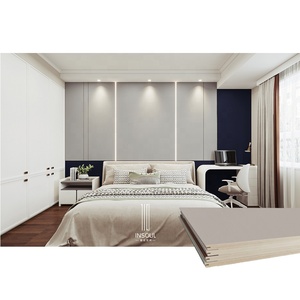 Modern lüks yatak odası arka plan dekoratif PVC WPC duvar panelleri - Product Image 2