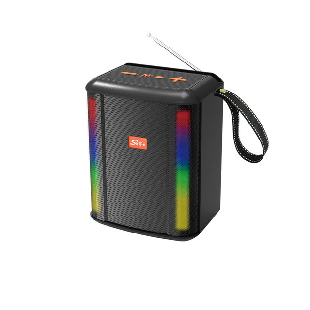 ZQS823 Factory Price New Portable Outdoor Speaker with RGB LED Light 15W Rechargeable Battery for Computer & Mobile Phone