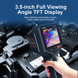 กล้องถ่ายภาพความร้อน NF-526E ความละเอียด 256x192 พร้อมเครื่องวัดอุณหภูมิอินฟราเรด ความถี่ 25Hz สำหรับการซ่อมแซมและการตรวจสอบท่อ - Product Image 1