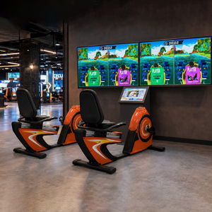 Machine de jeu de course cycliste InteraGame pour 2 joueurs, à monnayeur, pour enfants, pour salles d'arcade et de divertissement intérieures - Product Image 1