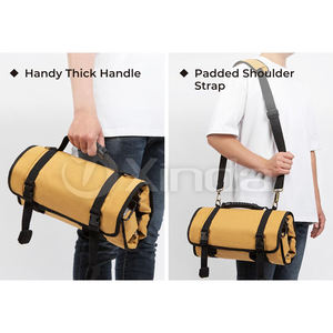 Bolsa <span class=keywords><strong>de</strong></span> herramientas OEM para mecánico <span class=keywords><strong>de</strong></span> <span class=keywords><strong>electricista</strong></span>, organizador enrollable <span class=keywords><strong>de</strong></span> herramientas <span class=keywords><strong>de</strong></span> lona duradera con bolsillos transparentes - Product Image 5