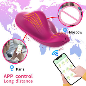Vibratore Slip Intelligente per Donna con Controllo via App Massaggiatore Punto G <span class=keywords><strong>Stimolatore</strong></span> <span class=keywords><strong>Clitorideo</strong></span> con Telecomando Wireless - Product Image 3