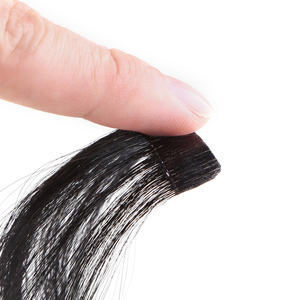 K.S WIGS Cheveux humains Remy 100% double tirage qualité salon, durables, anti-chute, non allergènes, longueur 16-24 pouces, lisses, à bandes adhésives - Product Image 6