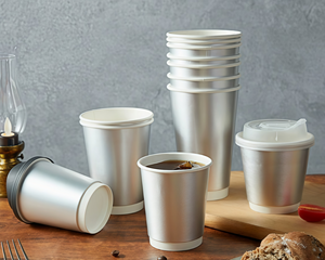 Materiales de Alta Estética para Vasos de Papel, Cero Contaminación y Respetuosos con el Medio Ambiente, Vaso de Papel para Café de Doble Pared - Product Image 3