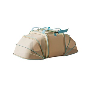 Sac de transport pliable grande capacité léger et portable pour chat et <span class=keywords><strong>petit</strong></span> chien, design valise-chariot à 2 roues, à porter à la main ou en bandoulière - Product Image 1