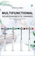Marteau de percussion en acier inoxydable OEM à prix d'usine, tête en caoutchouc de silicone, certifié CE, multifonctionnel pour neurodiagnostic