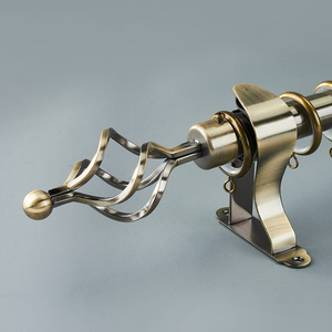 Vente <span class=keywords><strong>en</strong></span> gros <span class=keywords><strong>en</strong></span> usine d'accessoires de fenêtre de luxe de haute qualité tringle à rideau personnalisée <span class=keywords><strong>en</strong></span> aluminium au design rétro multicolore - Product Image 5