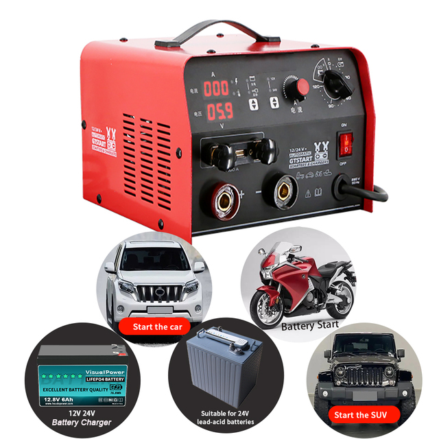 12V 24V Car Battery Charger Jump Starter Battery