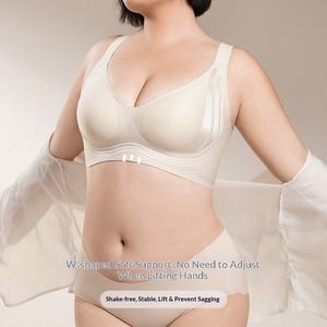 Soutien-gorge sans coutures à bretelles liftantes pour femmes à forte poitrine, qui réduit l'apparence de la poitrine, grande <span class=keywords><strong>taille</strong></span>, en nylon et élasthanne de haute qualité, large - Product Image 1