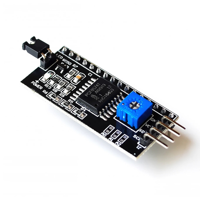 IIC/I2C interface LCD1602 LCD screen adapter board, LCD2004 adapter board, PCF8574 expansion board