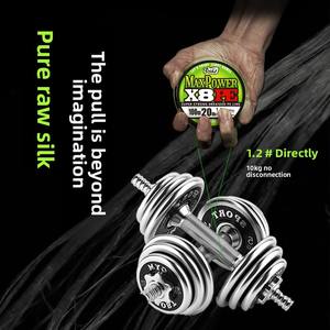 Lenza da Pesca Professionale Premium in PE Intrecciato, 4-8 Fili, Multicolore, Super Resistente, <span class=keywords><strong>Sottile</strong></span>, Anti-abrasione, per Acqua Salata e Dolce - Product Image 2