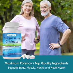 Suplemento <span class=keywords><strong>de</strong></span> Glicinato <span class=keywords><strong>de</strong></span> Magnesio 500mg OEM/ODM - Quelado <span class=keywords><strong>para</strong></span> una Máxima Absorción, Apoya la Salud <span class=keywords><strong>de</strong></span> Huesos, Músculos, <span class=keywords><strong>Nervios</strong></span> y Corazón - Product Image 4