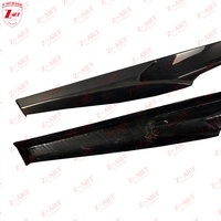 Z-ART Jupes latérales en fibre de carbone préimprégnée pour Ferrari 488 GTB Spyder 2015-2019, pièces de kit carrosserie pour pare-chocs latéral de voiture