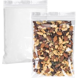 Bolsas con Cierre Hermético 8 x 10 Pulgadas, Transparentes, Resistentes, de Polietileno de 4 Mil, con Doble Cierre, para Almacenamiento de Alimentos, Uso en la Cocina, Paquete de 1000 Unidades - Product Image 1
