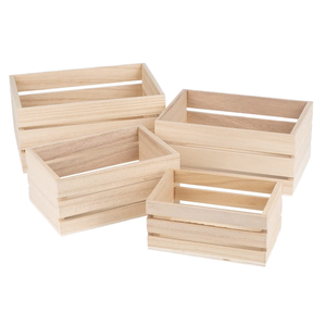 Mini <span class=keywords><strong>caisses</strong></span> en bois rustiques, <span class=keywords><strong>caisses</strong></span> en bois décoratives, boîtes de rangement en bois non finies <span class=keywords><strong>pour</strong></span> bricolage, cuisine, bureau, chambre, placard - Product Image 1