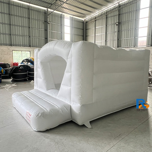 Castillo Inflable de <span class=keywords><strong>Minecraft</strong></span>, Castillo Inflable Blanco de Bluey para Bodas, Casa de Brinco Interior para Niños - Product Image 4