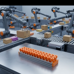 Pince à vide industrielle IVSC-400-130 pour bras robotisé avec générateur de vide intégré pour palettisation de cartons, panneaux de bois et aluminium - Product Image 2