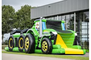 Castillo Inflable Gigante Personalizable con Obstáculos de Tractor, Casa de Brinco Conectable para Niños y Adultos, Juegos Interactivos - Product Image 3