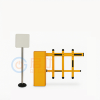 Sistema de Estacionamiento UHF ANPR Qigong, Sistema de Barrera de Estacionamiento de Alta Velocidad, Barrera ANPR/LPR con Pantalla LED, Control de Acceso Inteligente