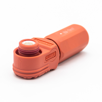 Konektor Energi Tembaga RTS 6mm 60A untuk Sistem Tenaga Surya, Kabel Plug Sudut Kanan 10mm Tanpa Pelindung