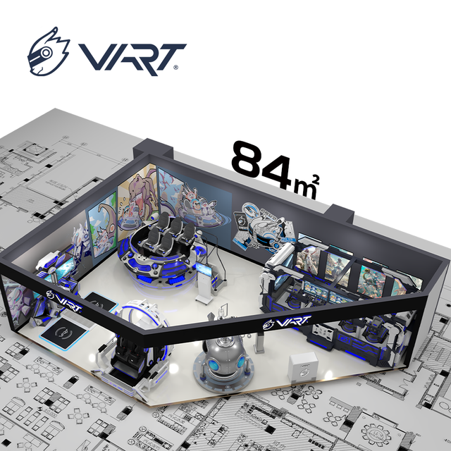 VART Virtual Reality 17-1000m2 VR Indoor Game Zone with CE RoHS Amusement Park Rides Machine