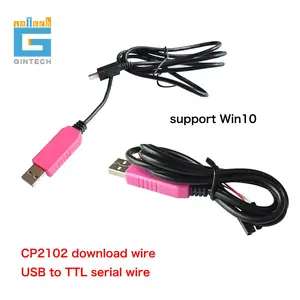 MICRO USB 5PIN 1M CP2102 USB To UART TTL Cable Module 4 Pin 4 P Serial Adapter Download Cable Module For Win10 For Raspberry Pi