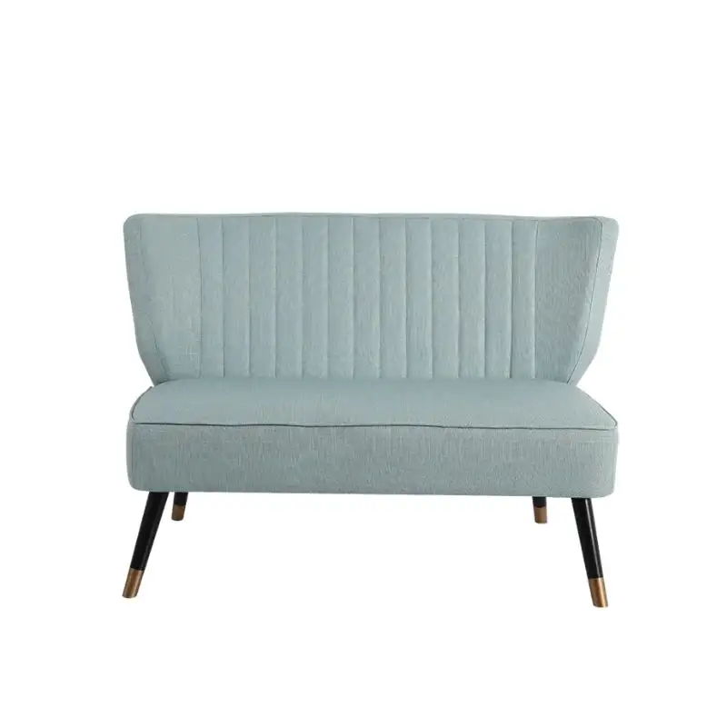 Estilo moderno sala de estar tapizado muebles para el hogar sofás loveseat terciopelo sofá de 2 plazas