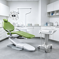 Fauteuil d'implantologie dentaire professionnel avec éclairage LED, équipement de chirurgie buccale pour clinique et hôpital, certifié CE