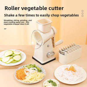Multi-functional <b>Vegetable</b> <b>Cutter</b> Home Kitchens Hand-crank Rotary Grater Potato shredder Convenient Slicer/raiser/meat <b>Cutter</b> - Product Image 3