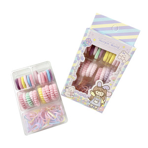Hairpin World Children's Hair Ties Soft Elastic Rubber Bands Cartoon Design Daily Use Hair Accessories - Product Image 5