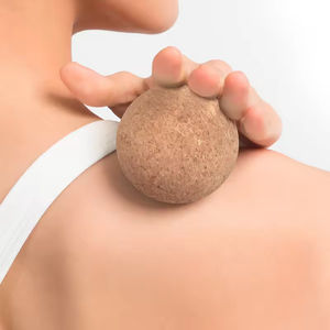 Palla da Massaggio in Sughero Ecologica, Resistente, Antiscivolo, con Logo Personalizzato per Terapia Muscolare Profonda, Recupero e Allenamento Pilates - Product Image 1