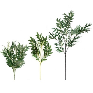 QSLH-ALE814 Fleur De Soie De Décoration de Feuille De <span class=keywords><strong>Saule</strong></span> Branche Artificielle <span class=keywords><strong>Feuilles</strong></span> De <span class=keywords><strong>Saule</strong></span> - Product Image 6