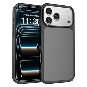 Funda Protectora Delgada de TPU Mate con Sensación de Piel, Antigolpes, Suave al Tacto, Compatible con <span class=keywords><strong>iPhone</strong></span> 17 16 15 14 <span class=keywords><strong>13</strong></span> <span class=keywords><strong>Pro</strong></span> <span class=keywords><strong>Max</strong></span> - Product Image 1