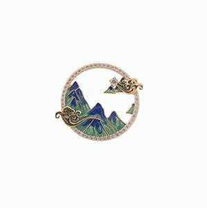 Broche Geométrico Vintage de Estilo Chinês em Prata para Decoração de Casaco Infantil Elegante de Alta Qualidade - Product Image 5