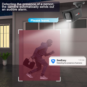 8MP PoE <span class=keywords><strong>IP</strong></span> <span class=keywords><strong>Camera</strong></span> 4K 25FPS xe phát hiện hình người phát hiện video giám sát an ninh Hệ thống <span class=keywords><strong>camera</strong></span> CCTV nhà ngoài trời - Product Image 3